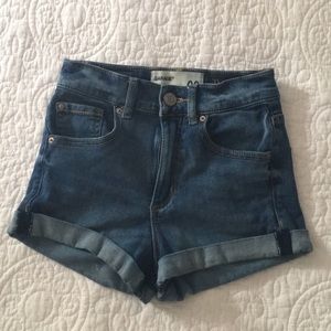garage jean shorts